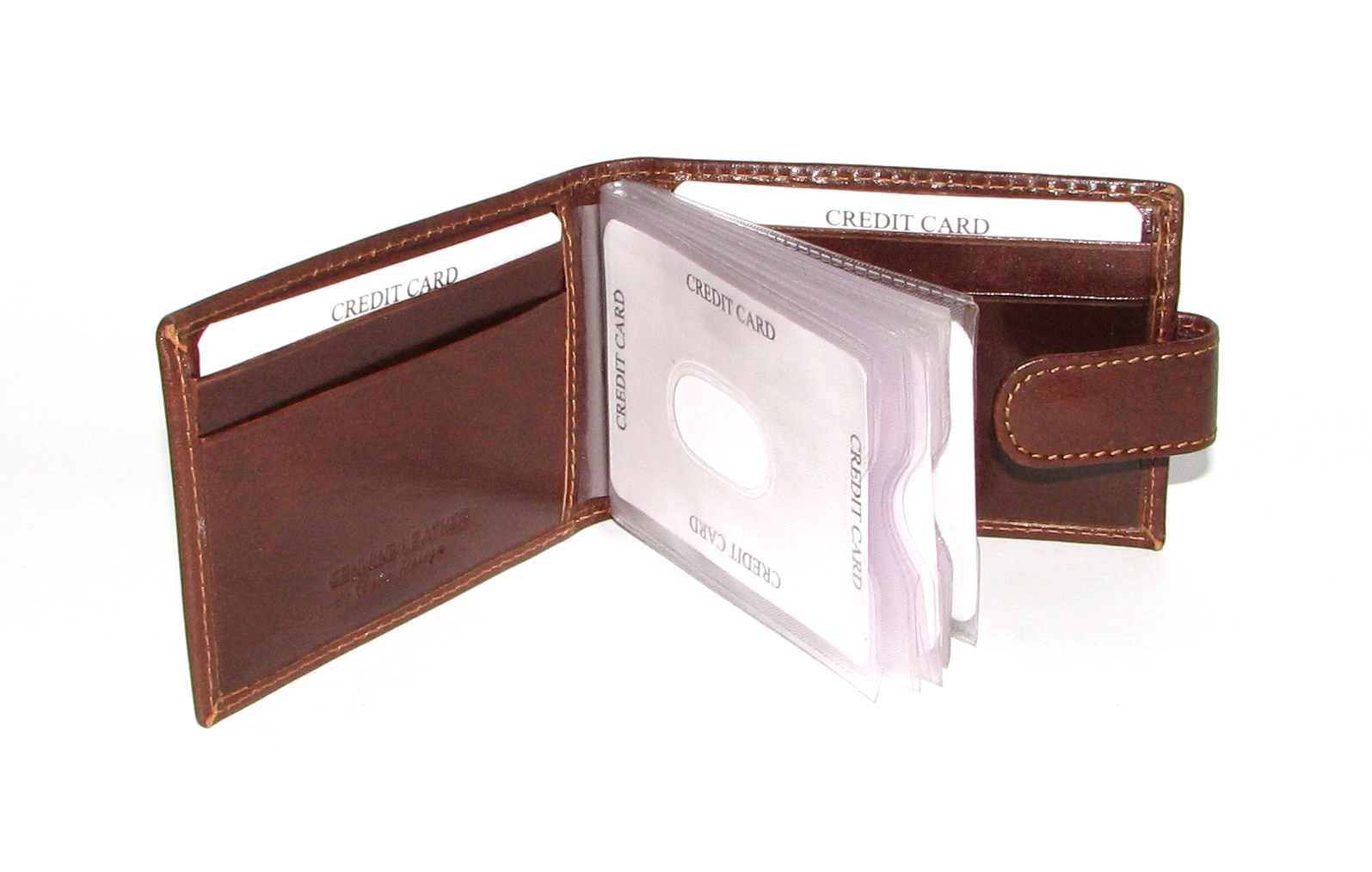 Візитниця DNK Leather TW-02-VT BROWN Візитниця DNK Leather TW-02-VT BROWN